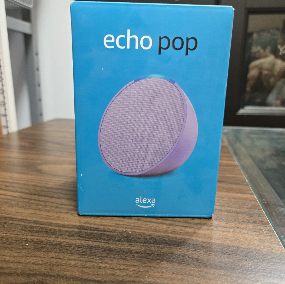 Echo Pop Portable Speaker Purple and Blue